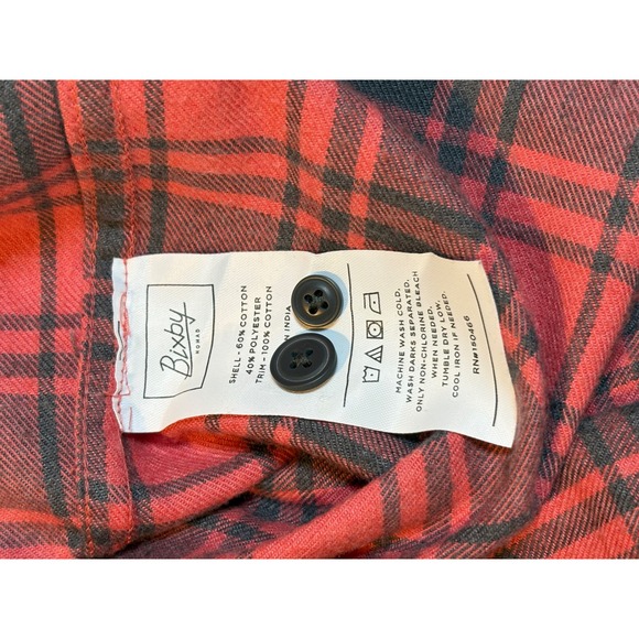 Bixby Nomad Puente Twill Shirt Long Sleeve Button Up Shirt Men Size Small NWT - Picture 12 of 13